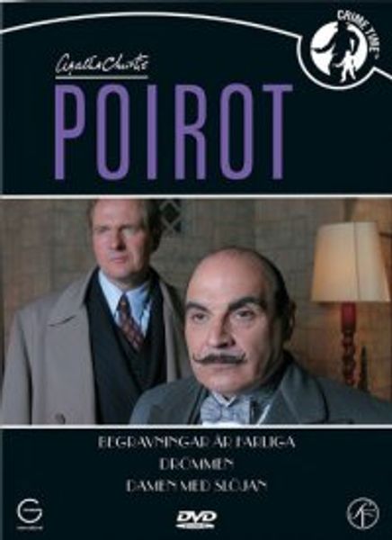Poirot  6 Begravningar är farliga / Drömmen / Damen med slöjan  (DVD)beg