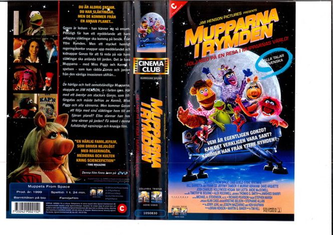 Huvudbild MUPPARNA I RYMDEN (VHS)