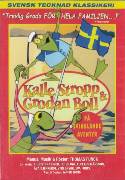 Kalle Stropp & grodan Boll - På svindlande äventyr (DVD) beg
