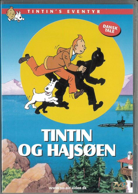 Huvudbild Tintin i Hajsjön (dvd) beg dansk