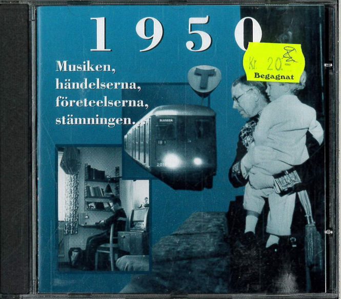 Huvudbild Blandade Artister - Minnesboxen 1950 (CD) beg