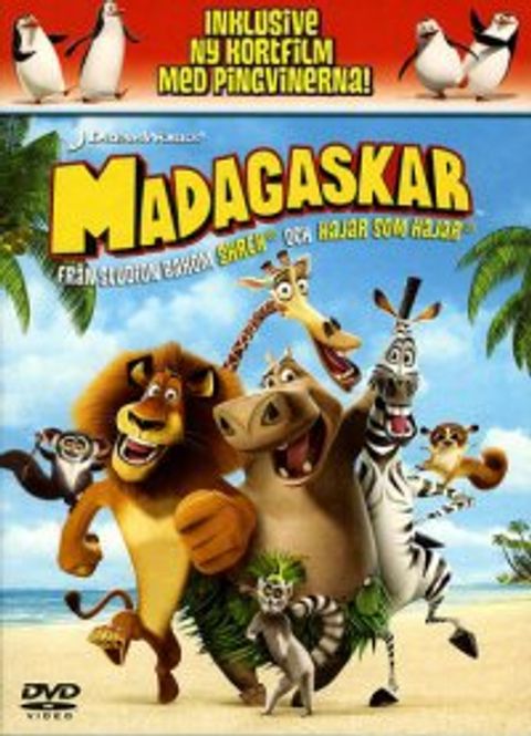 Huvudbild Madagaskar 1 (2005) beg dvd