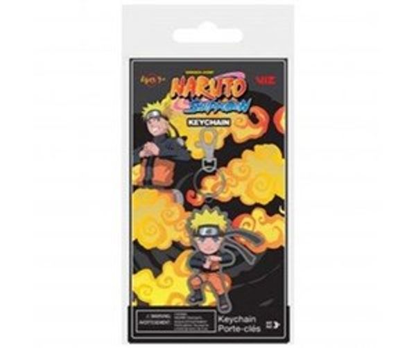 Naruto Shippuden - Soft PVC Keychain - Naruto Jutsu Pose - Nyckelring