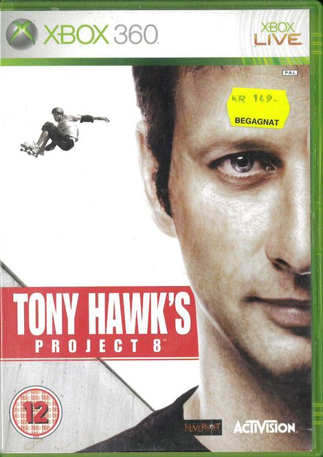 Huvudbild Tony Hawk's Project 8 (X360) beg