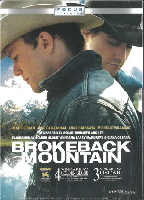 Huvudbild Brokeback Mountain (dvd) beg