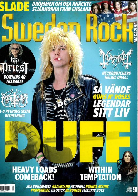 Huvudbild Sweden Rock Magazine 2023: #9