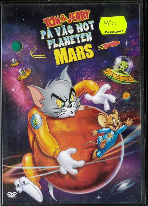 Huvudbild Tom & Jerry på väg mot planeten Mars  (dvd) beg