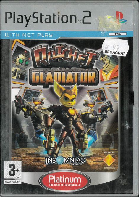 Huvudbild Ratchet Gladiator - Platimun (Ps2) beg