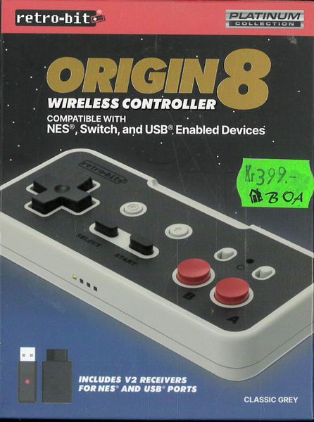 Wireless Controller - Orgin 8 (Classic Grey) beg