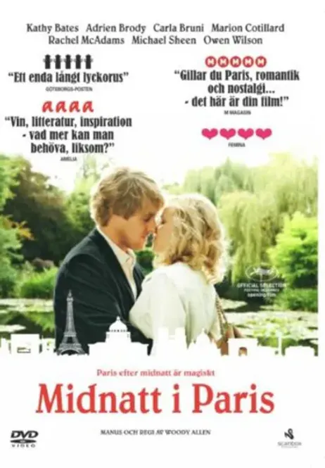 Huvudbild Midnatt i Paris (DVD) 