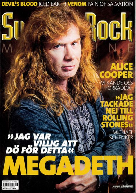 Huvudbild Sweden Rock Magazine  #86