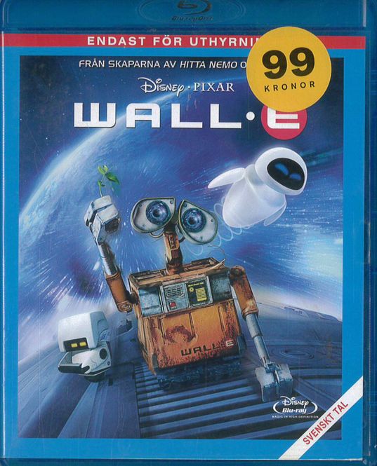 Huvudbild Wall E (Blu-ray) fd hyr