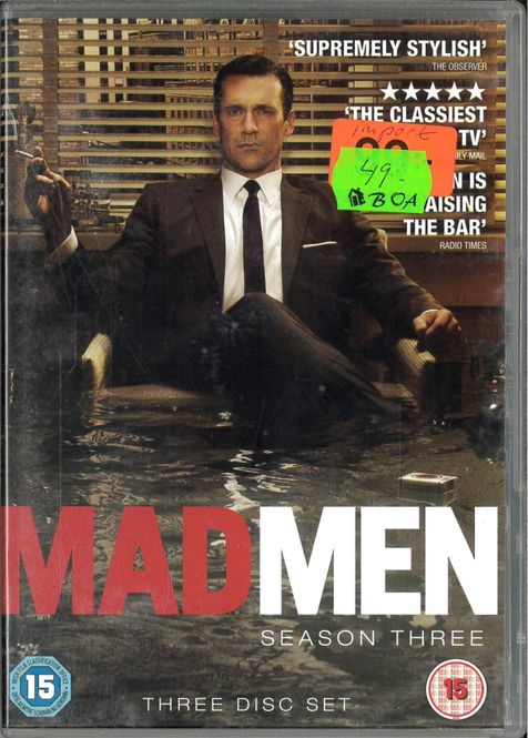 Huvudbild Mad Men - Säsong 3 (dvd) uk import