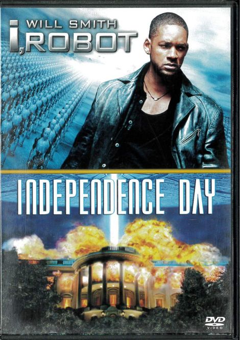 Huvudbild I, Robot / Independence Day (dvd) beg