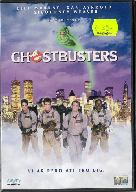Huvudbild Ghostbusters 1 - beg dvd