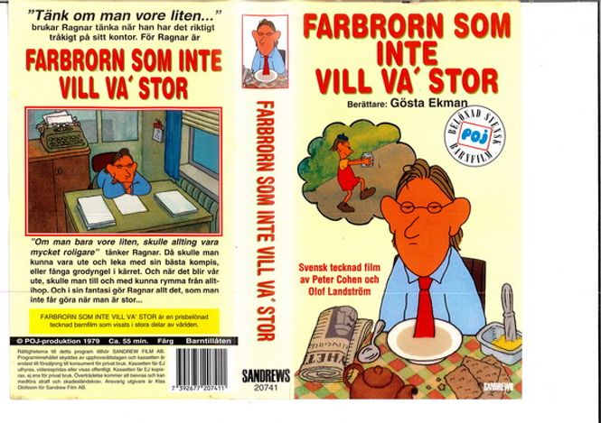 Huvudbild FARBRORN SOM INTE VILL VA' STOR (VHS)
