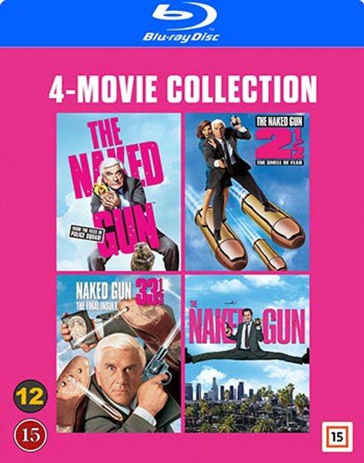 Huvudbild Den nakna pistolen / The Naked Gun 1-4 (blu-ray)