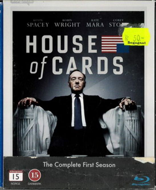 Huvudbild House of Cards - Säsong 1 (beg) (Blu-Ray)