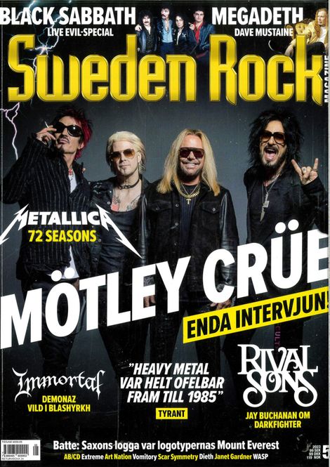 Huvudbild Sweden Rock Magazine 2023: #5