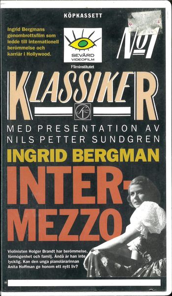 Intermezzo (1936) VHS
