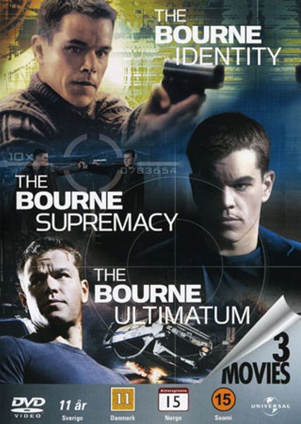 Bourne Identity / Bourne Supremacy / Bourne Ultimatum (dvd) beg