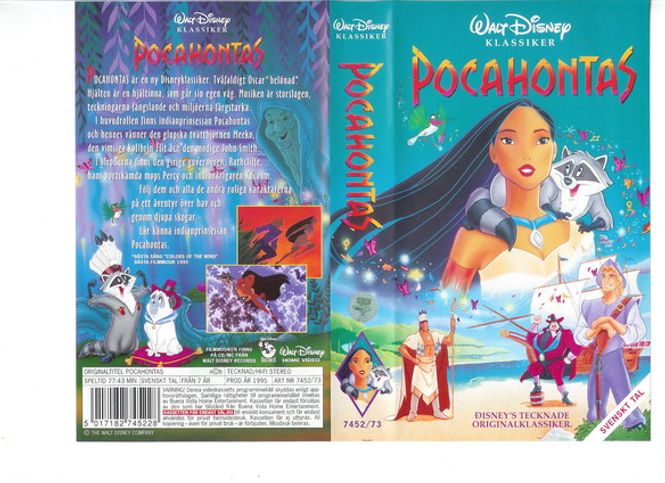 Huvudbild Pocahontas - Disneyklassiker 33 (vhs)