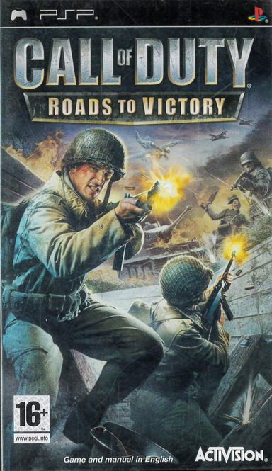Huvudbild Call Of Duty. roads to victory (psp) beg