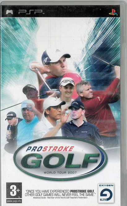 Huvudbild ProStroke Golf world tour 2007 (PSP) beg
