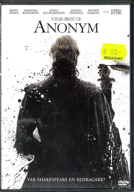 Huvudbild Anonymous  (dvd) beg