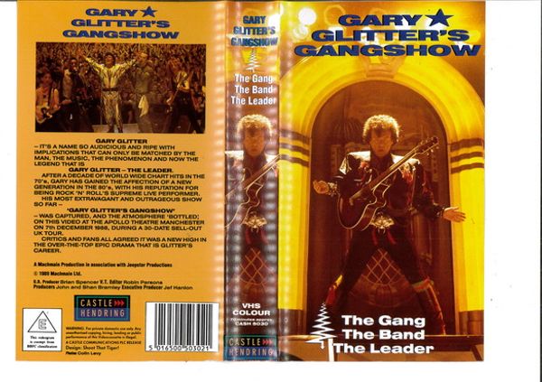 GARY GLITTER'S GANGSHOW (VHS)