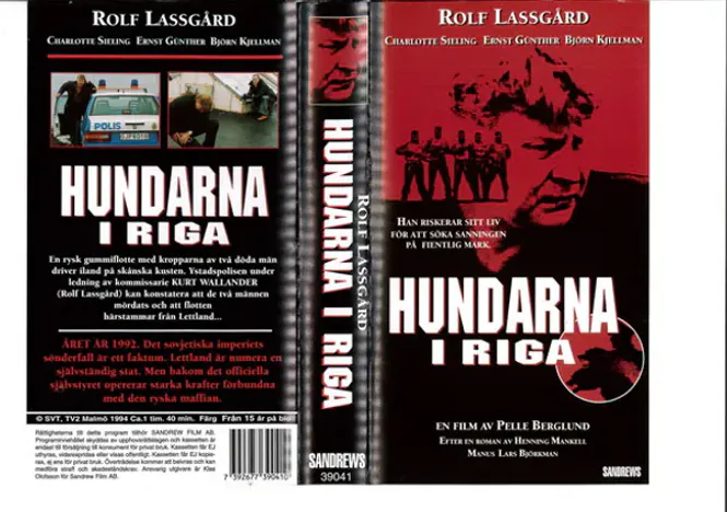 Huvudbild Hundarna i Riga (VHS) ny