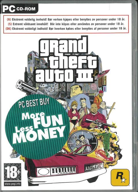 Huvudbild GTA 3 (PC) BEG