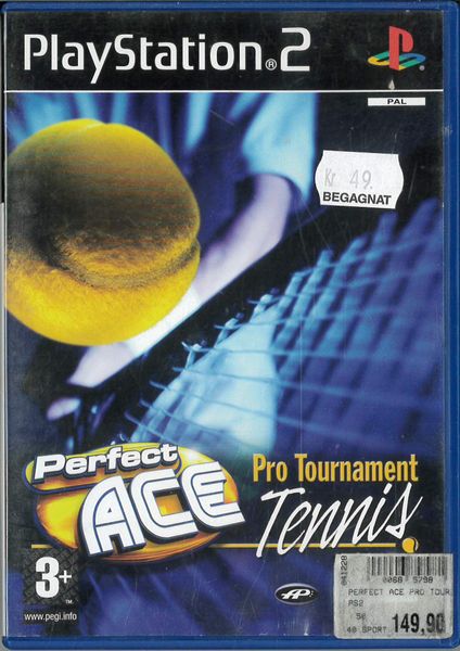 Perfect Ace - Pro Tournament Tennis   (ps2) beg