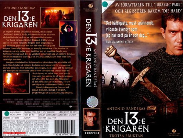 DEN 13:E KRIGAREN (VHS) ny