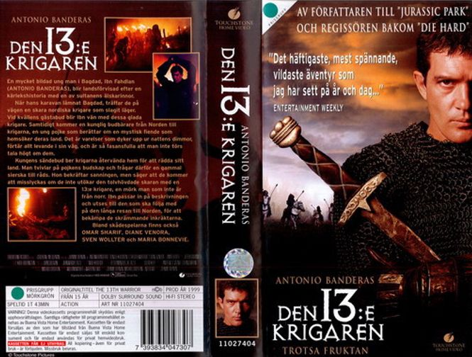 Huvudbild DEN 13:E KRIGAREN (VHS) ny