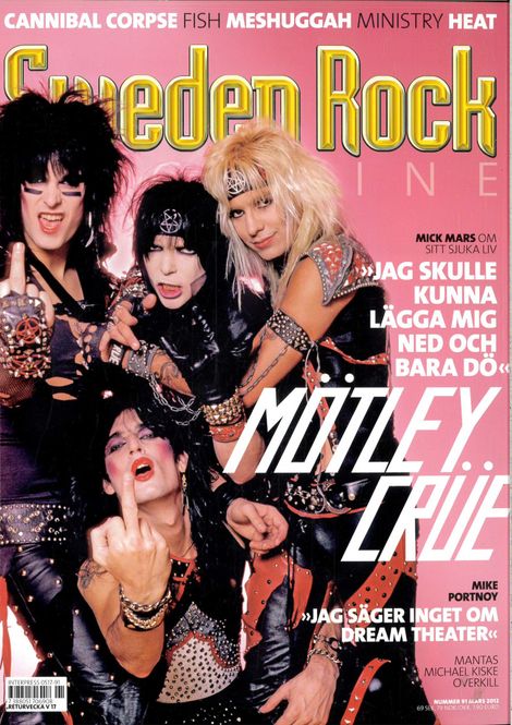 Huvudbild Sweden Rock Magazine  #91