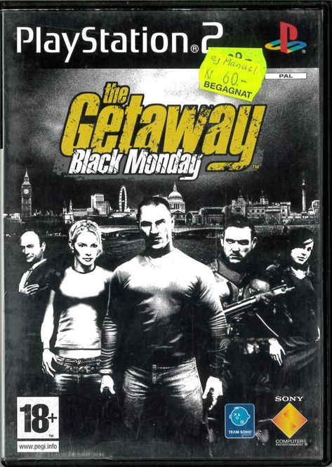 Huvudbild Getaway: Black Monday  (ps2) beg ej manual