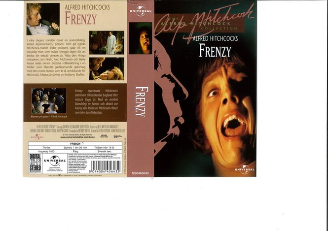 Huvudbild Frenzy (VHS) NY