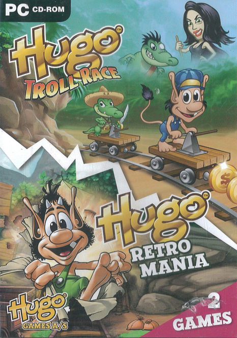 Huvudbild Hugo: Troll race  +Retro mania  (Pc) beg
