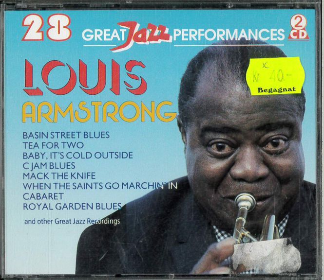 Huvudbild Louis Armstrong – 28 Great Jazz ...