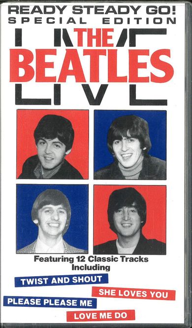 Huvudbild Beatles Live (musik vhs)