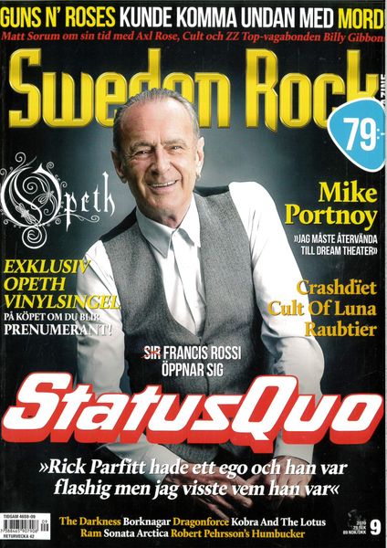 Sweden Rock Magazine 2019: #9 (butik omslag)