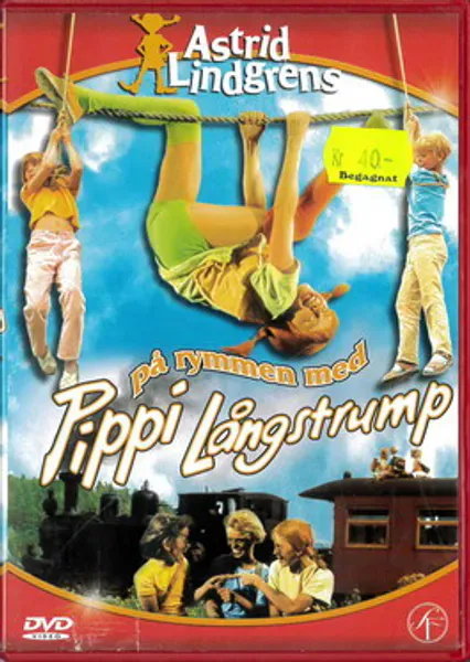 På rymmen med Pippi Långstrump (dvd)