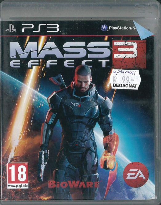 Huvudbild Mass Effect 3   (Ps3 beg) ej manual