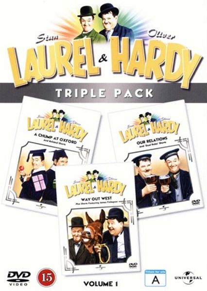 Laurel & Hardy - Triple Pack Volume 1 - beg dvd