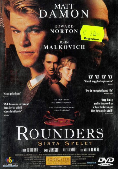 Huvudbild Rounders - Sista spelet (DVD) begagnad