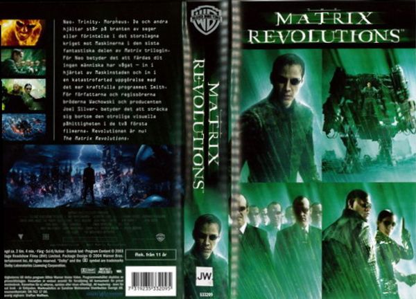 MATRIX REVOLUTIONS (VHS) ny