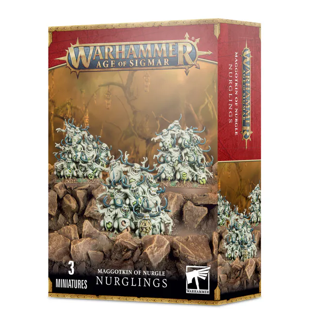 Huvudbild Age Of Sigmar - Maggotkin Nurglings