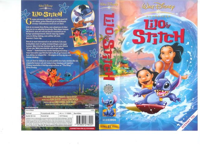 Huvudbild Lilo & Stitch - Disneyklassiker 41  (vhs)