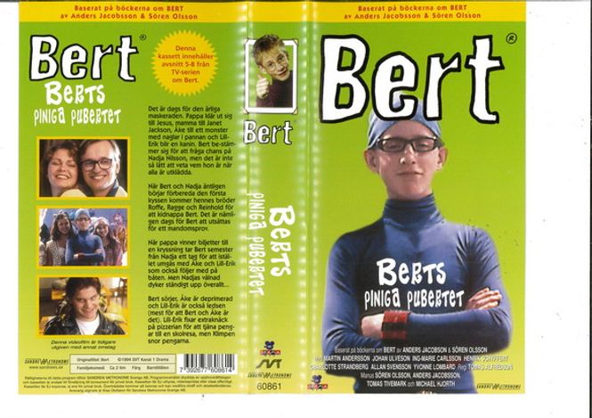 Huvudbild BERT PINIGA PUBERTET (VHS)
